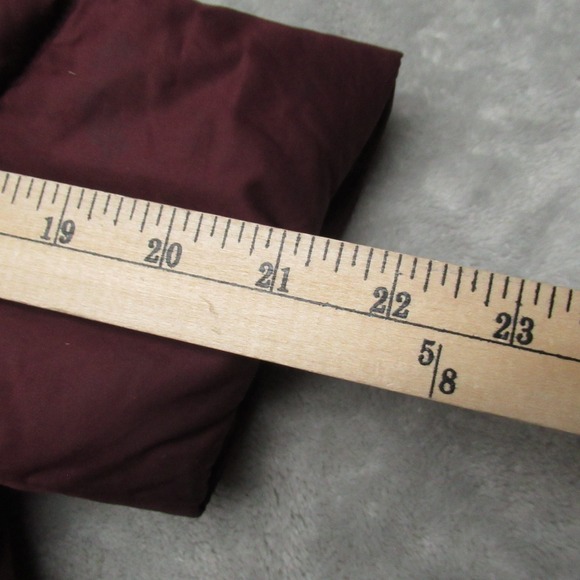 Patagonia Down Jacket Womens Medium Maroon Insulated Quilted Downtown Loft Parka - Picture 14 of 15